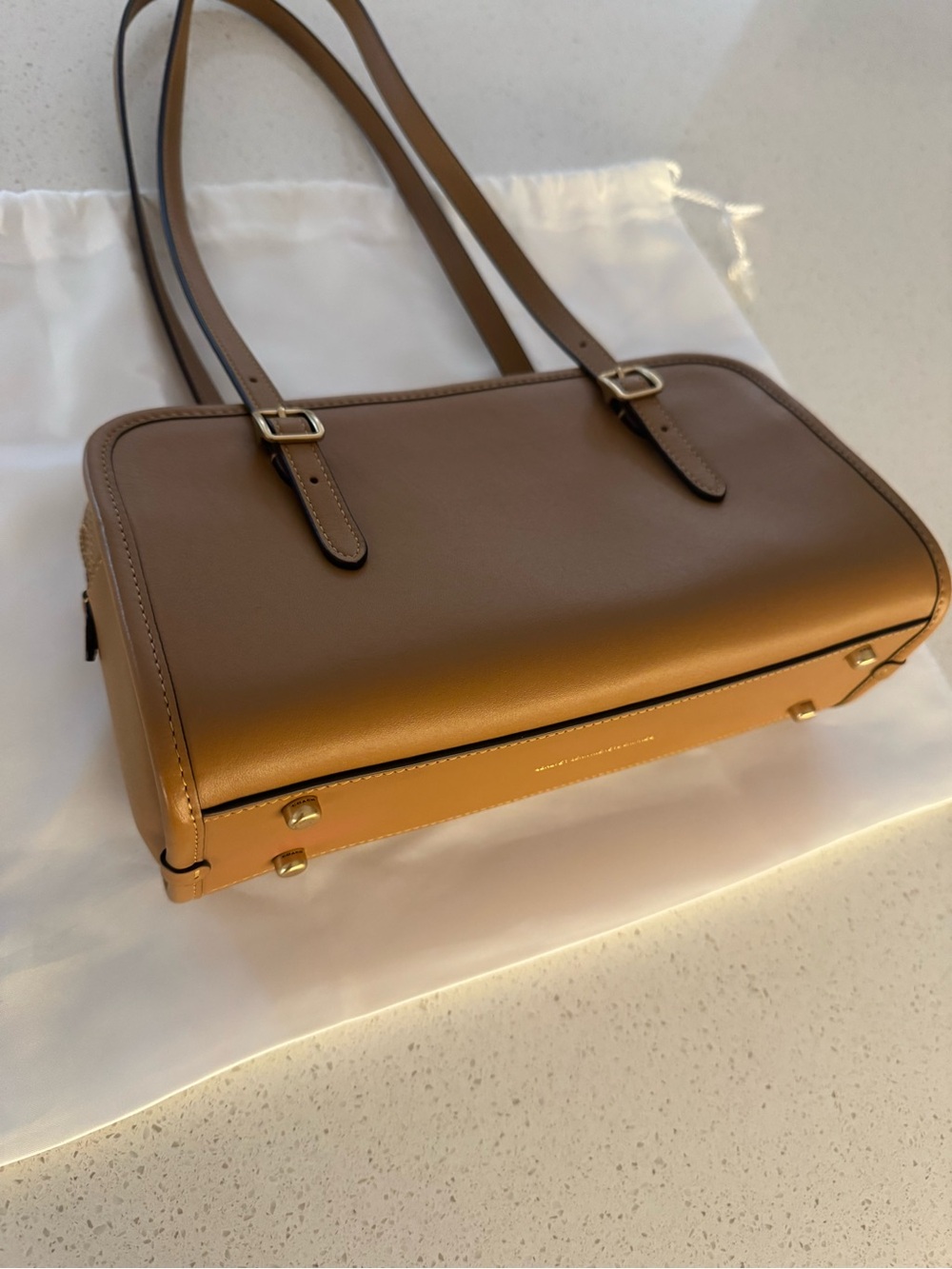 Coach Honey Brown Swing Zip Shoulder Bag - Picture 4 of 7